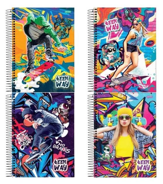 CADERNO C.D. 10X1 TEEN WAY 